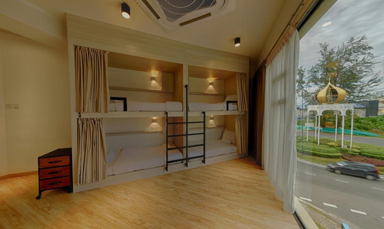 Bulatan Hostel Tanjong Aru Extérieur photo